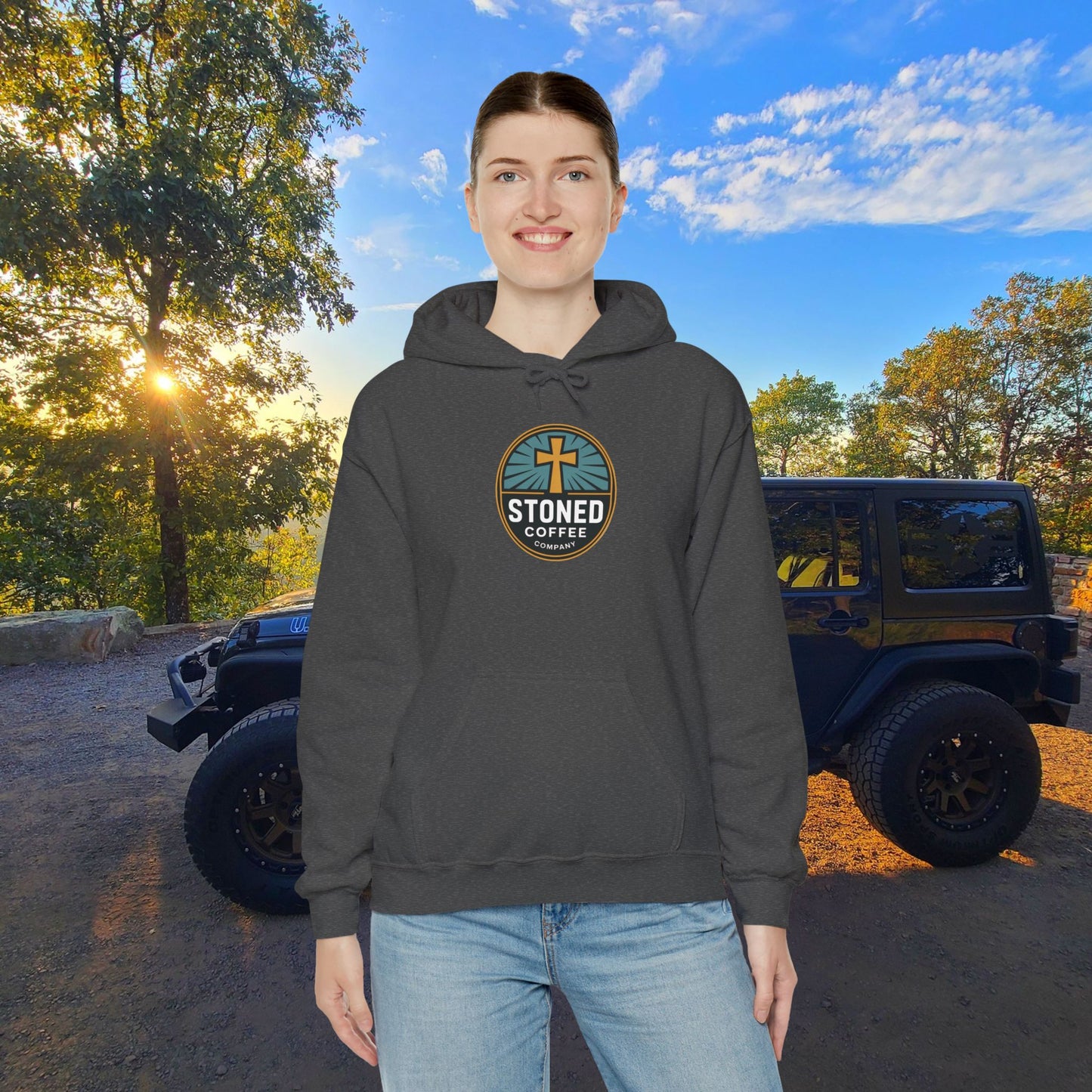 STONED COFFEE COMPANY HOODIE, Pray Often, Read Your Bible, Seek the Truth, Trust in God