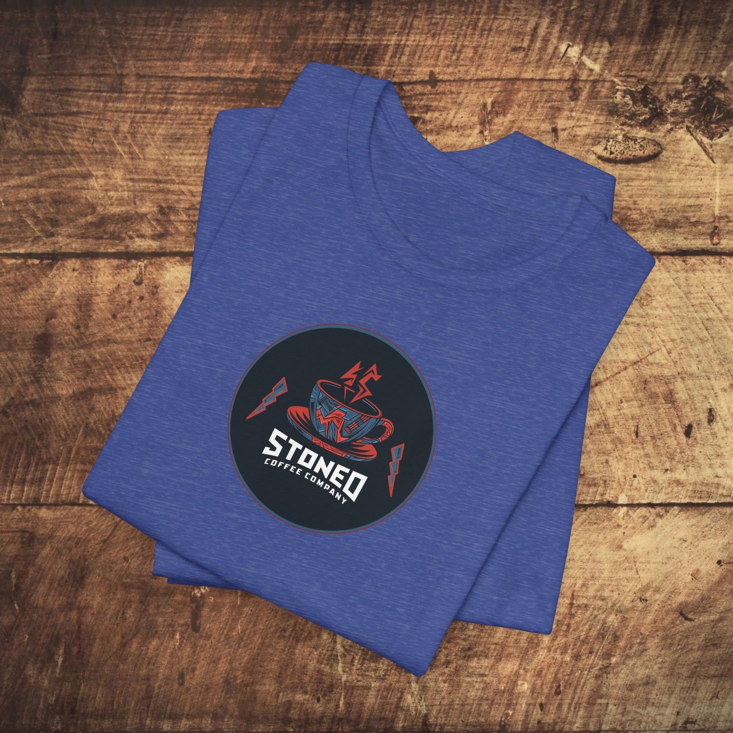 Short Sleeve Tee - Stoned Coffee Company Heavy Metal Logo Shirt