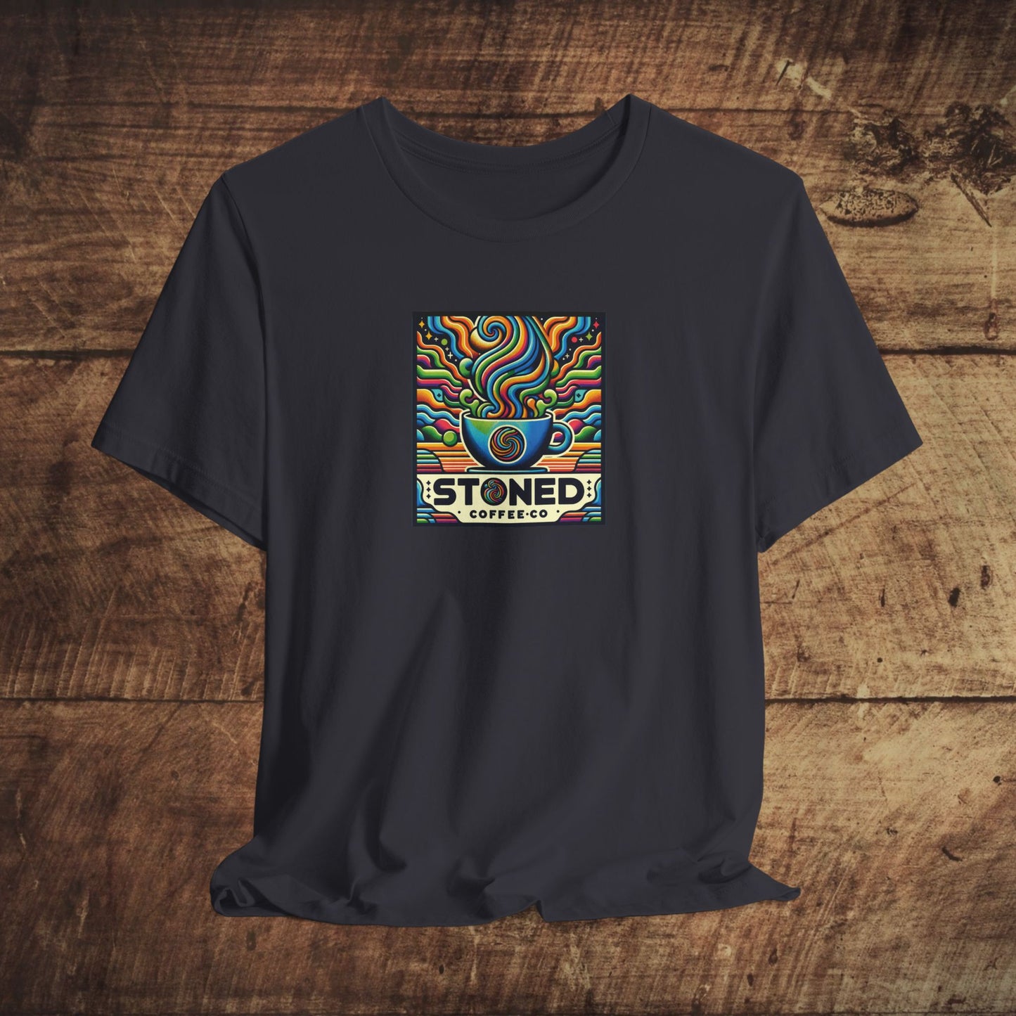 Coffee Art T-Shirt - Stoned Coffee Company Logo