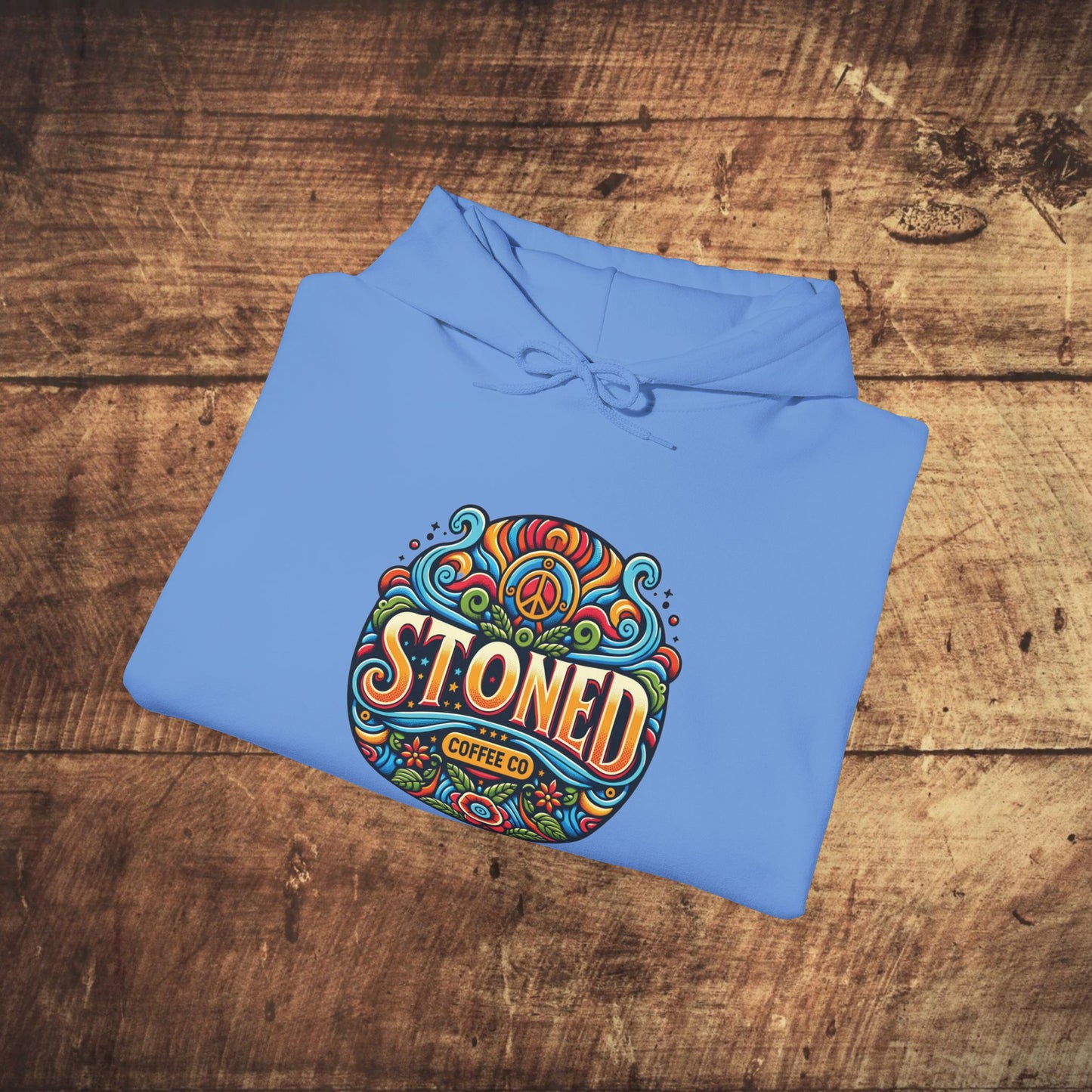 Hooded Sweatshirt Stoned Coffee Company Logo 1