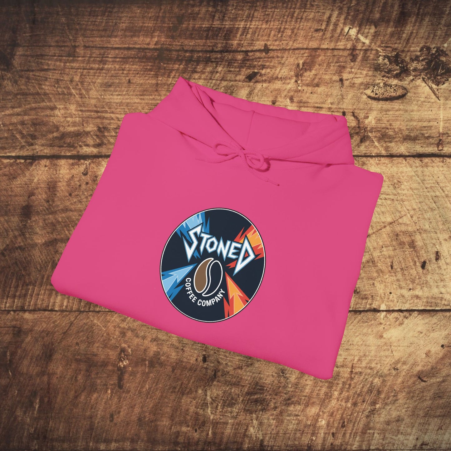 Stoned Coffee Company Heavy Metal Record Label Hoodie