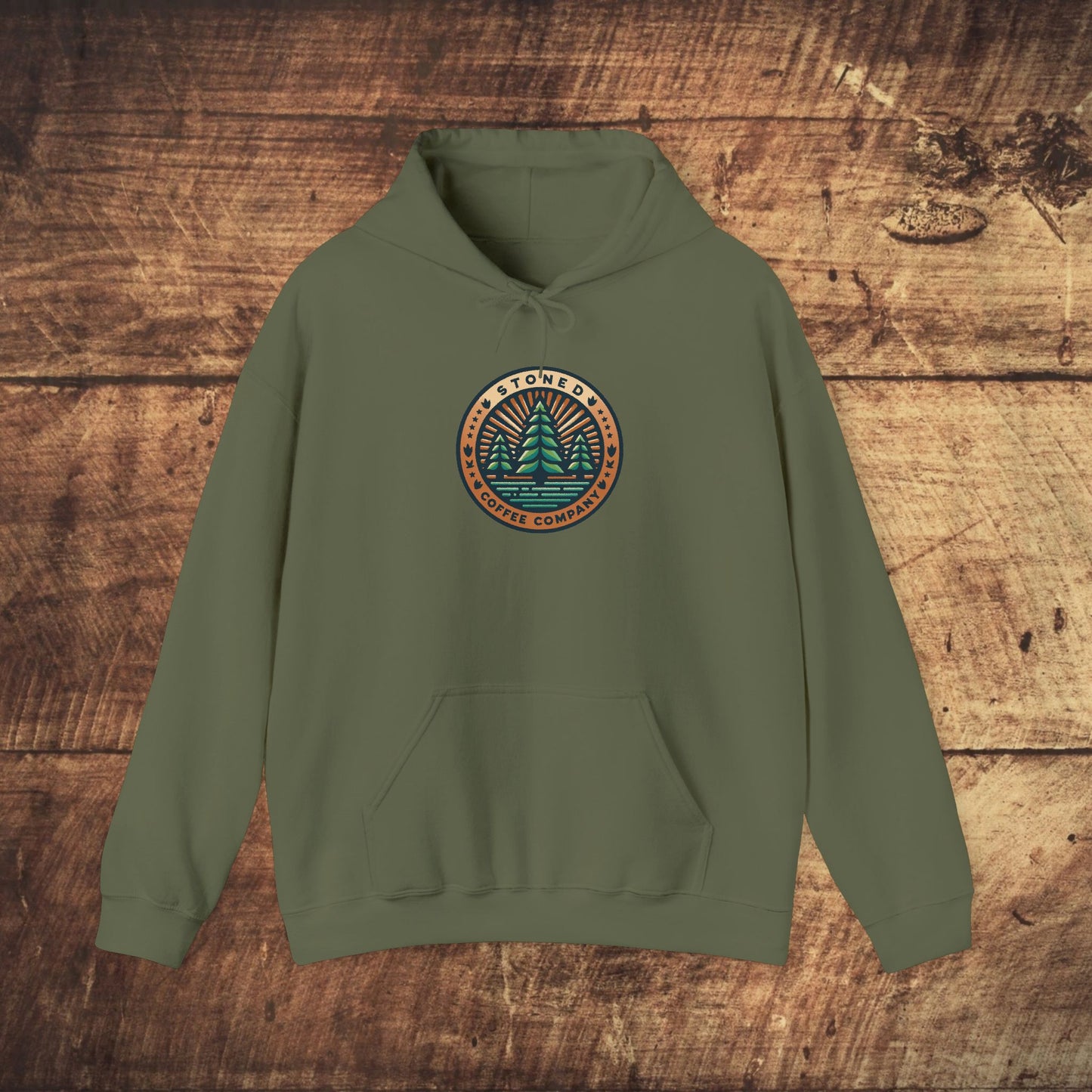 Stoned Coffee Company Hoodie — "Let All the Trees of the Forest Sing for Joy" (Psalm 96:12)