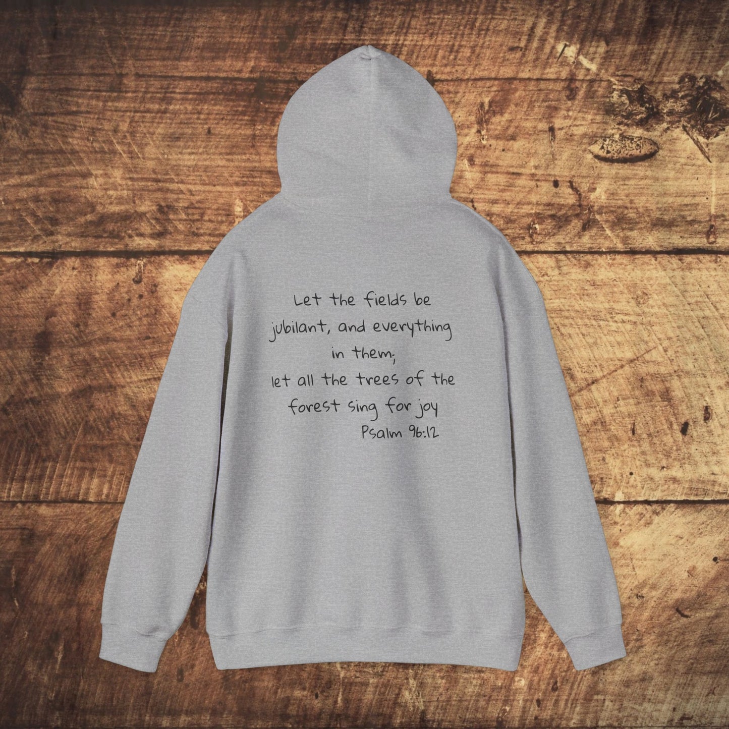 Stoned Coffee Company Hoodie — "Let All the Trees of the Forest Sing for Joy" (Psalm 96:12)