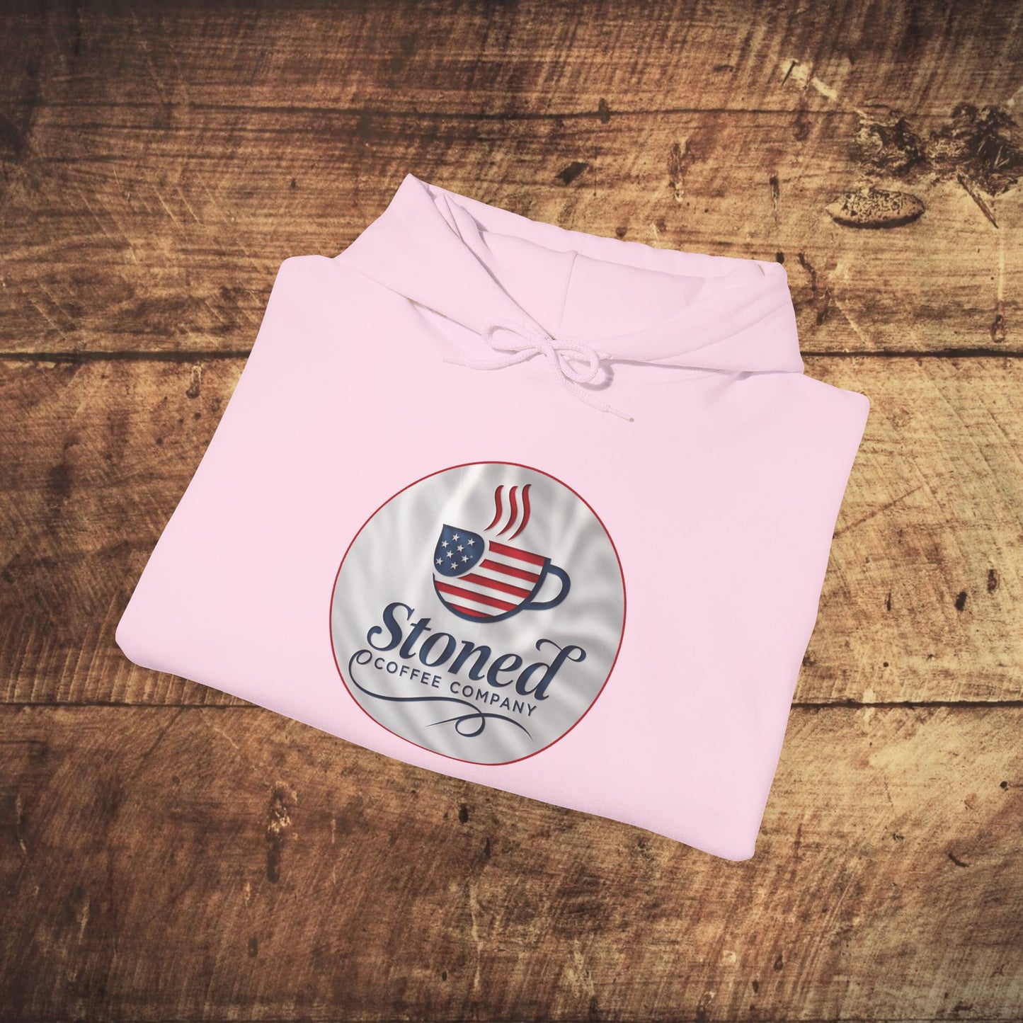 Hooded Sweatshirt Stoned Coffee Company Patriotic USA