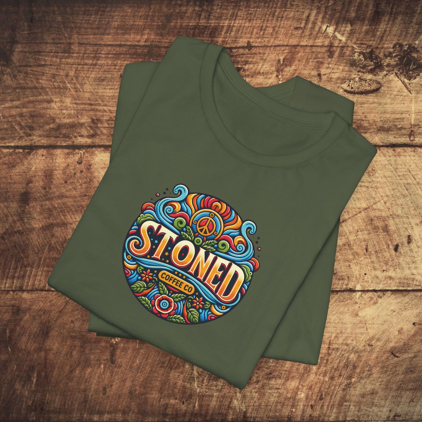 Unisex Tee Stoned Coffee Co Logo 1