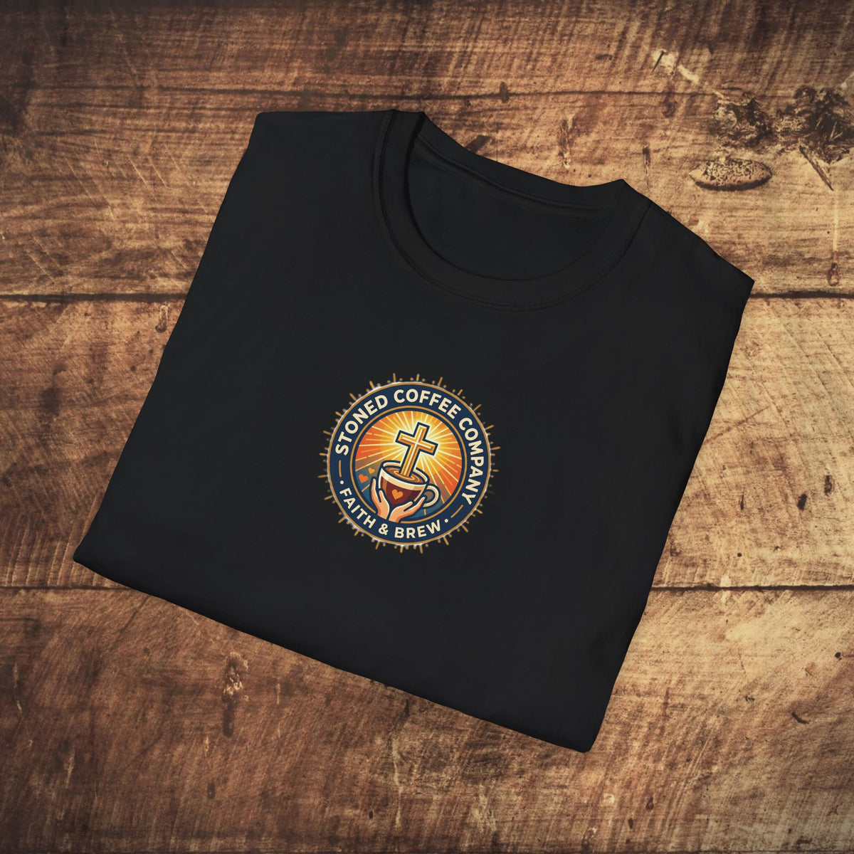 Stoned Coffee Company 'Drink Your Coffee and Pray for Others' T-Shirt